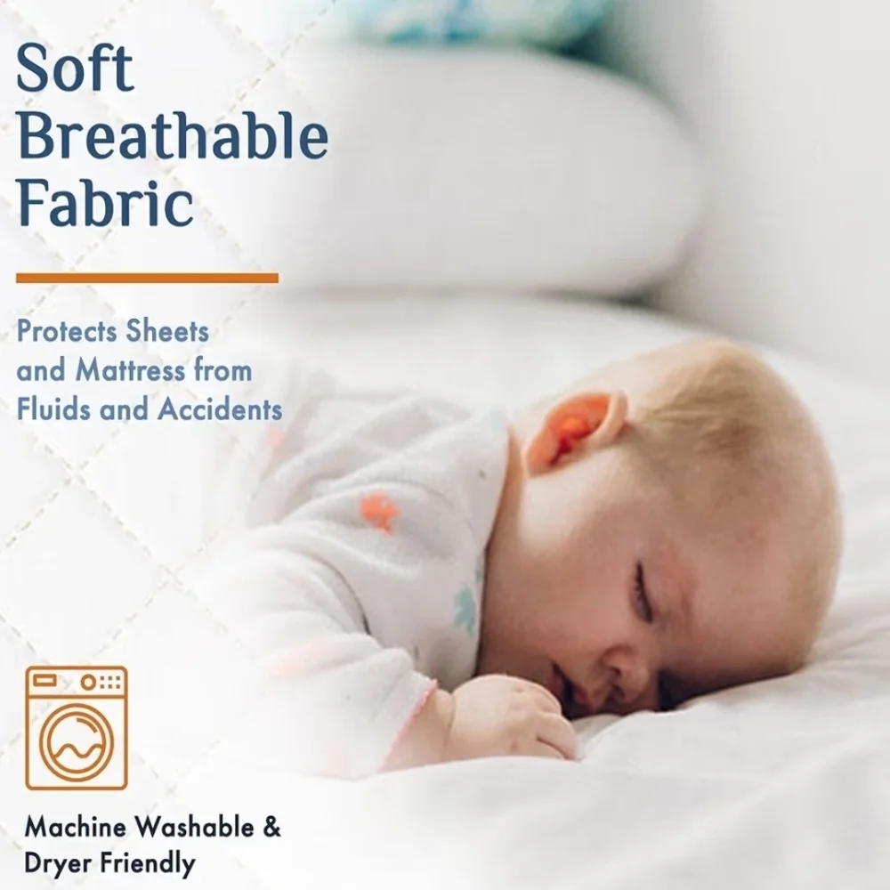 Washable Incontinence Bed Pad 36x54– Soft, Absorbent & Waterproof Mattress Prot - Picture 5 of 7